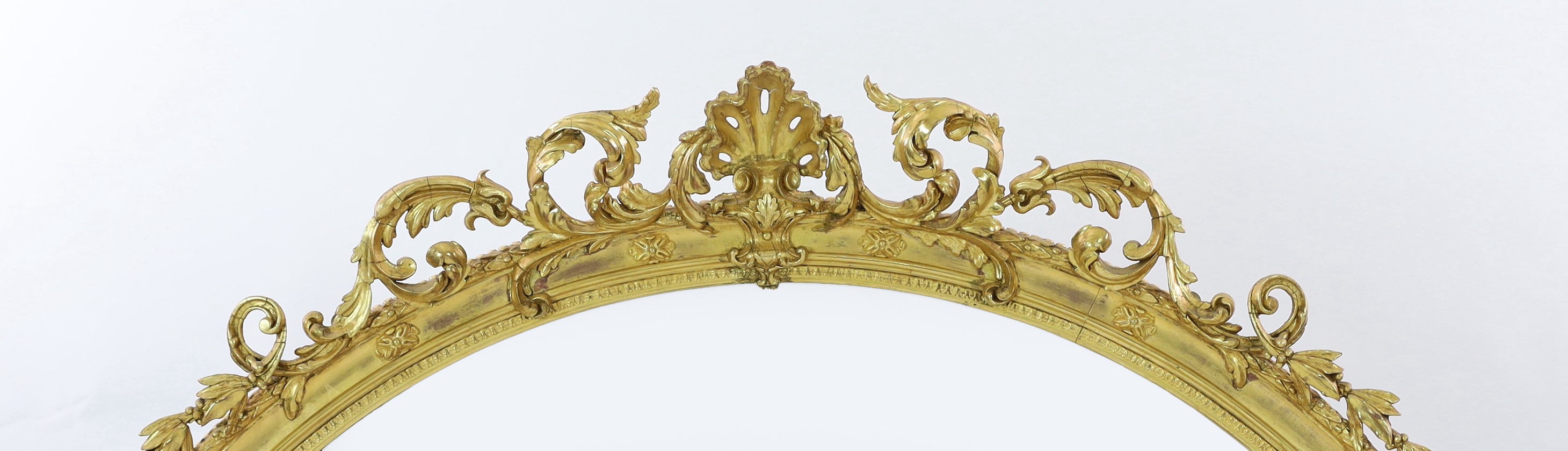 A Victorian giltwood and gesso overmantel mirror, width 150cm, height 196cm